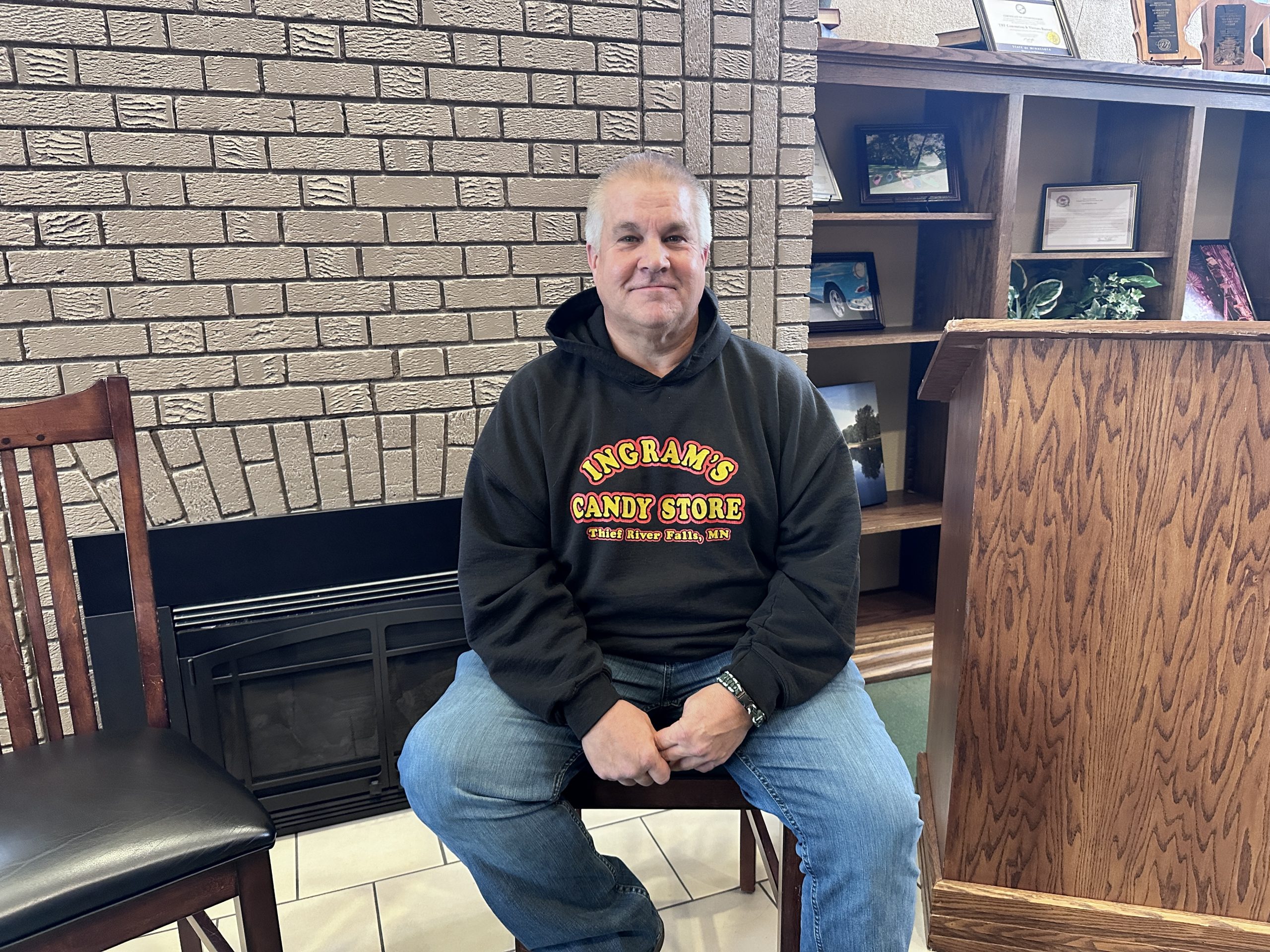 Scott Ingram, owner of Ingram's Candy Store